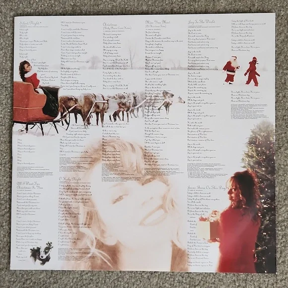 Mariah Carey Merry Christmas 2015 Deluxe Anniversary 12" LP Red - Picture 3 of 6